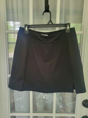 Lady Hagen Brand Women's Medium  Black Golf Skirt With Shorts